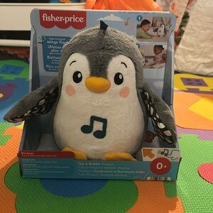 NWT Fisher-Price Plush Tummy Time penguin
